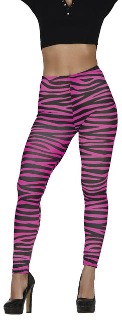 Zebra Legging Rosa Dam