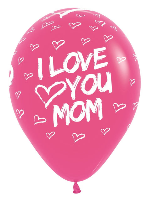 Ballonger I Love You Mom Mix 30cm 25st