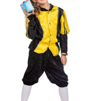 Pietenpak Kind Gul/Svart Luxe