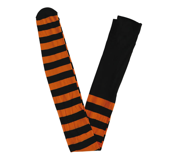 Orange Legging Randig