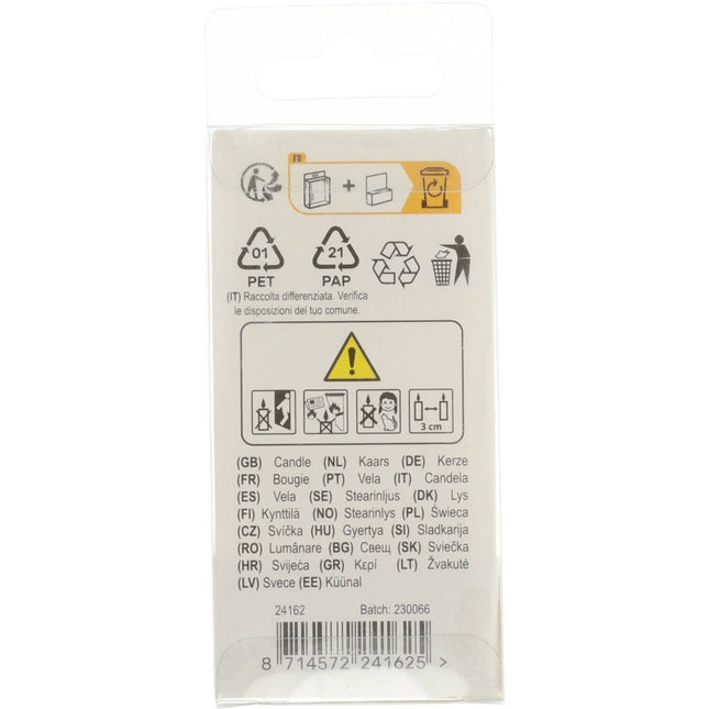 Stearinljus Simply Chic Silver Figur 2