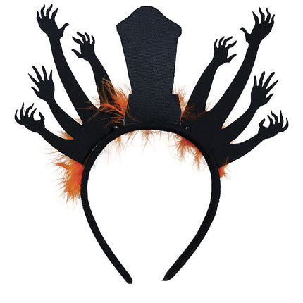 Halloween hårband Tombstone och zombies