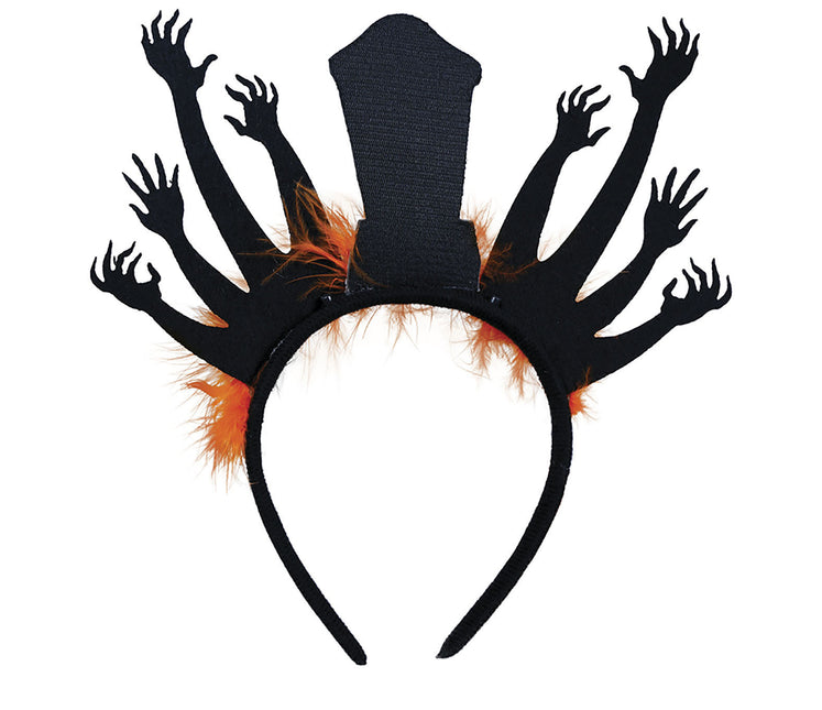 Halloween hårband Tombstone och zombies