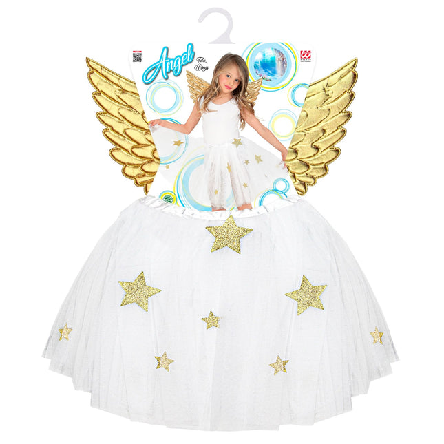 Ängel Dräktset Flicka 2 delar