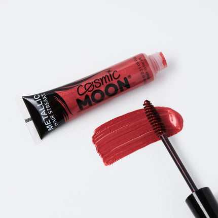 Cosmic Moon Metalliska hårstrån Röd 15ml