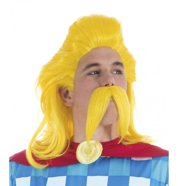 Cacofonix Asterix skägg- och perukuppsättning