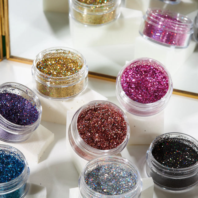Moon Glitter Holografiska Glitter Shakers Silver 5g
