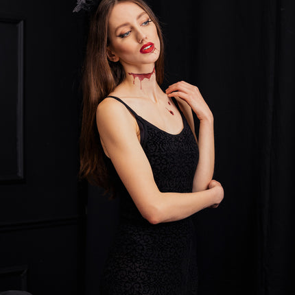 Halloween hårband fladdermöss 22cm