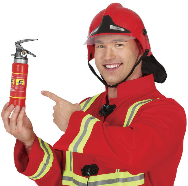 Röd låtsasbrandsläckare 23 cm