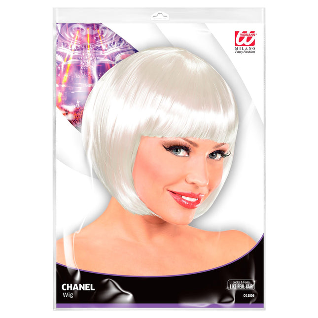 Vit peruk Bobline