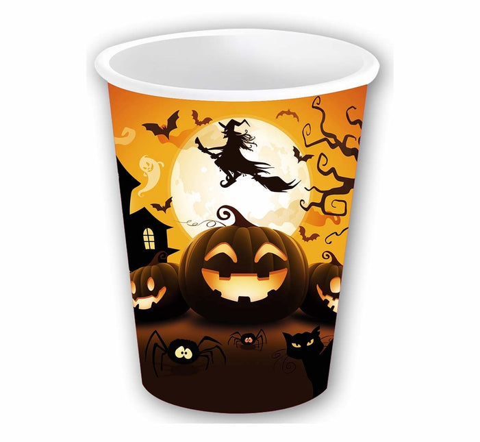 Halloween-muggar Pumpa 355ml 6st