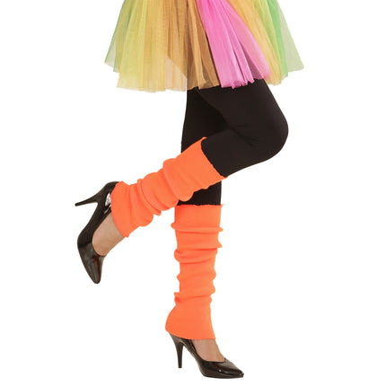 Neon Orange Benvärmare 2st