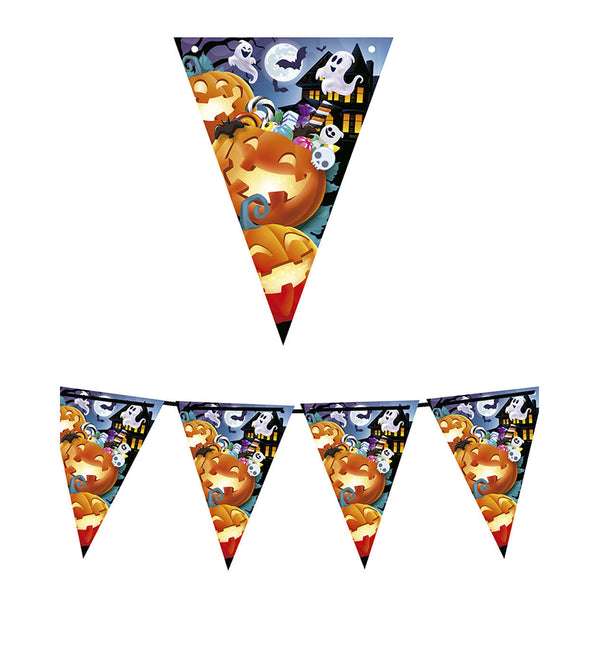 Halloween-guirlande Pumpor 3m