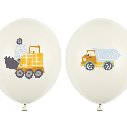 Ballonger Byggfordon 30cm 50st