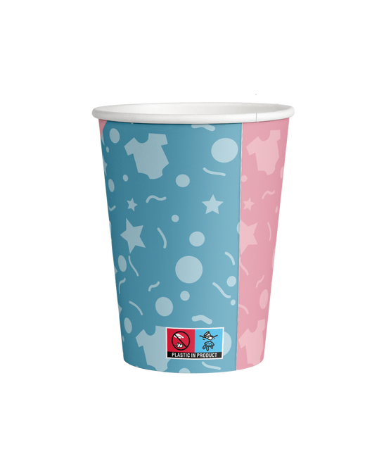 Gender Reveal Mugg 9cm 8st