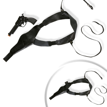 Cowboyhölster svart