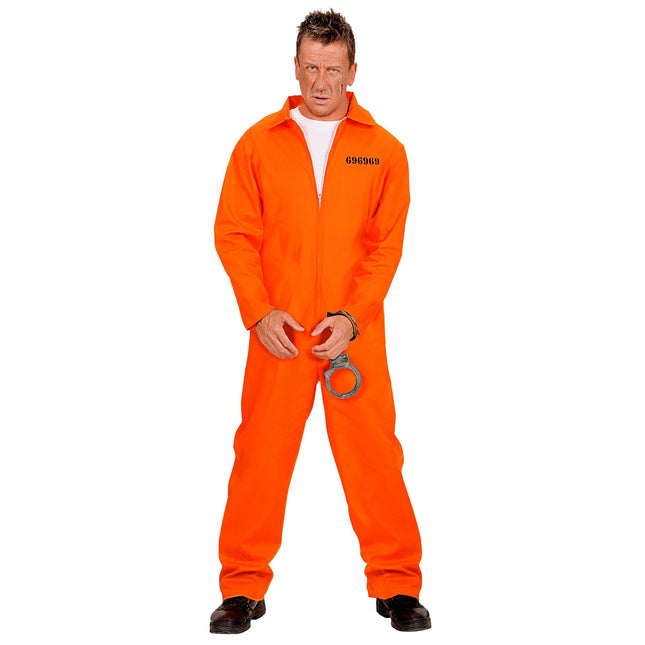Kostym för män Orange Overall