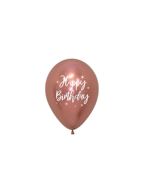 Ballonger Happy Birthday Radiant Reflex Mix 25st