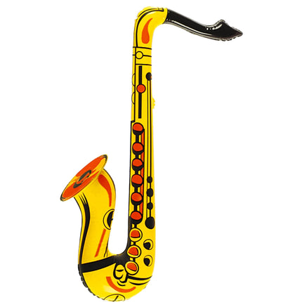 Gul falsk saxofon