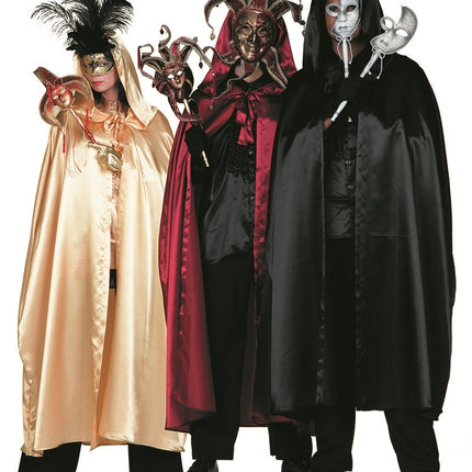 Red Cape Satin för män