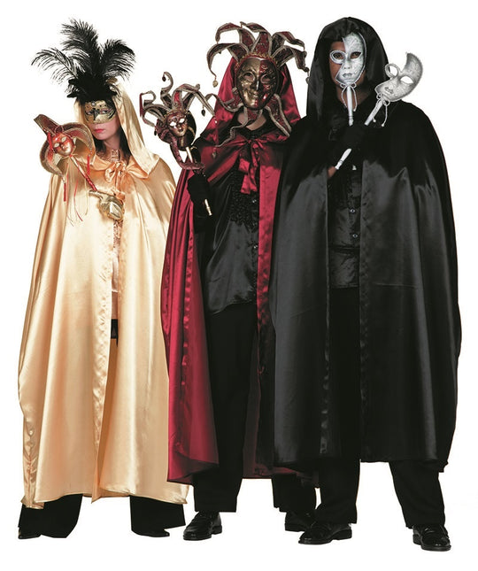 Red Cape Satin för män