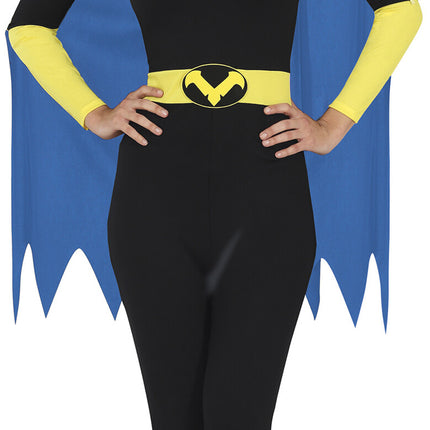 Batgirl Kostym Blå Dam
