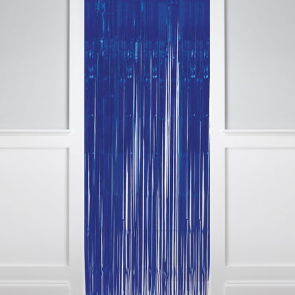 Mörkblå dörrgardin 2m