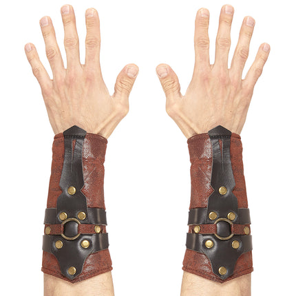 Romerska armskydd Brun