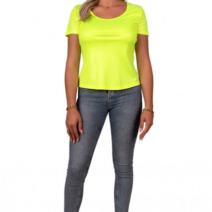 T-Shirt Ladies Neon Yellow