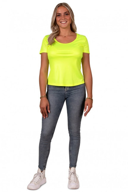 T-Shirt Ladies Neon Yellow