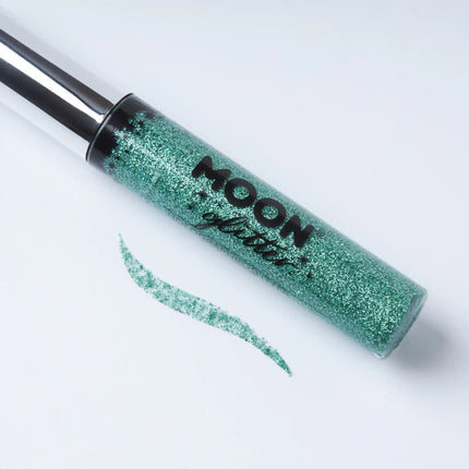 Moon Glitter Holografisk Glitter Eye Liner Grön 10ml