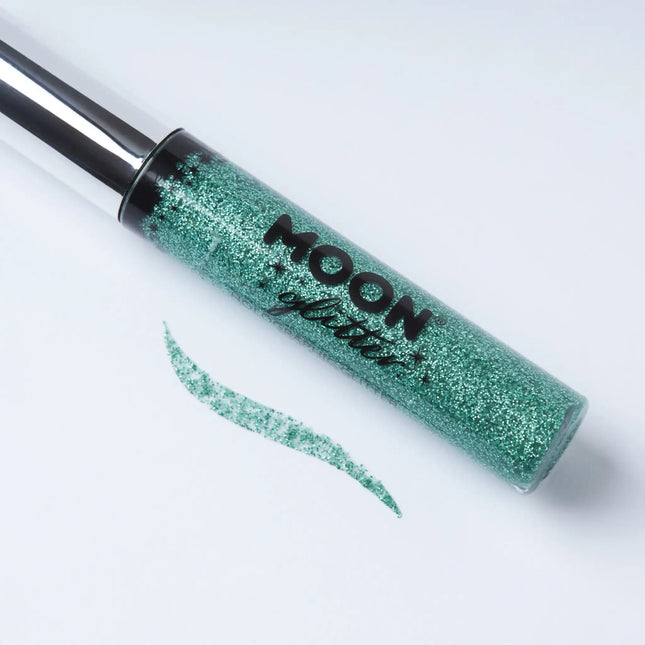 Moon Glitter Holografisk Glitter Eye Liner Grön 10ml