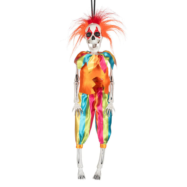 Halloween docka skelett clown 40cm