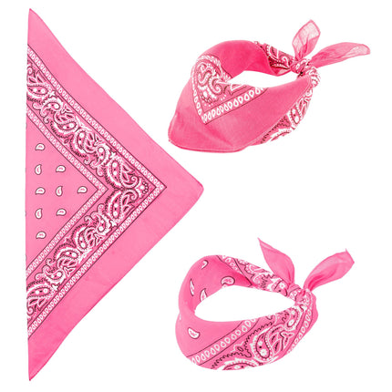 Hippie 60S Bandana Rosa 55cm