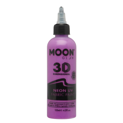 Moon Glow Neon UV-tygfärg 125ml Intensiv lila 125ml