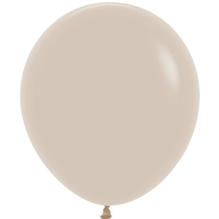 Ballonger Vit Sand 45cm 25st