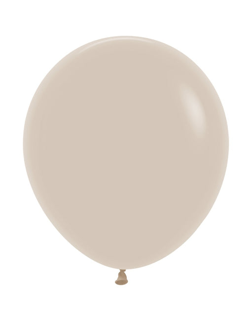 Ballonger Vit Sand 45cm 25st