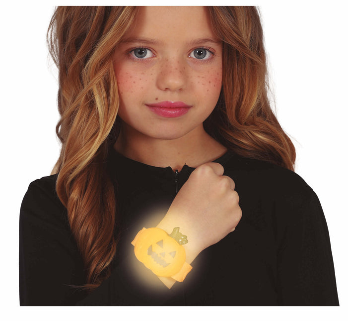 Halloween-armband Pumpa