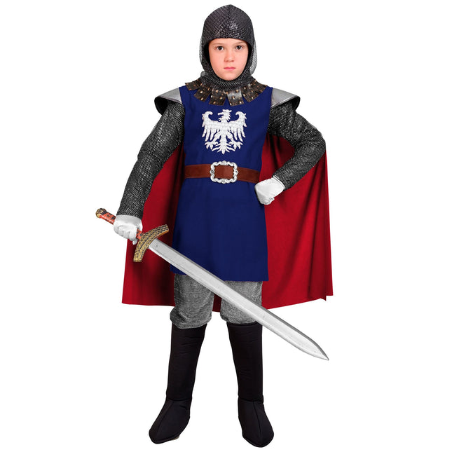 Riddardräkt Blå Pojke