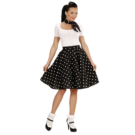 Rock N Roll 50S Kostym Set Svart 2 delar