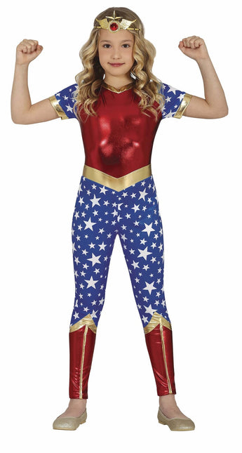 Super Woman Kostym Flicka