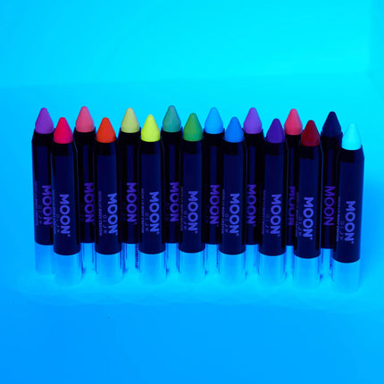 Moon Glow Intense Neon UV Body Crayons Intense Yellow 3,2 g