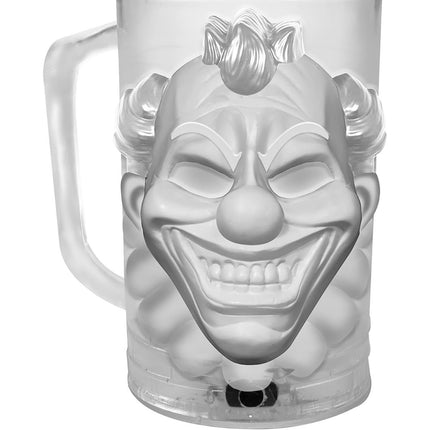 Halloween bordsdekoration ljus clown 10cm