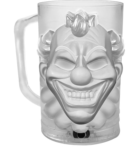 Halloween bordsdekoration ljus clown 10cm