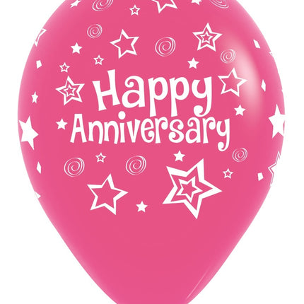 Ballonger Happy Anniversary Mix 30cm 25st