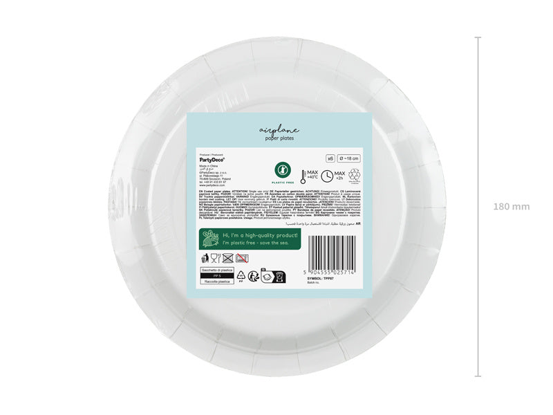 Rymdplattor 18cm 6st