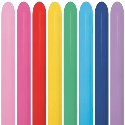Modelleringsballonger Fashion Mix 5cm 152cm 100st