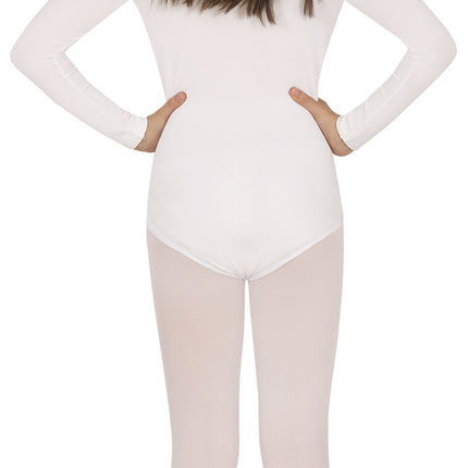 Trikå för flickor Vit