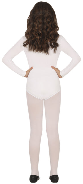 Trikå för flickor Vit