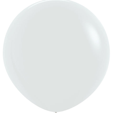 Ballonger Vit 91cm 10st